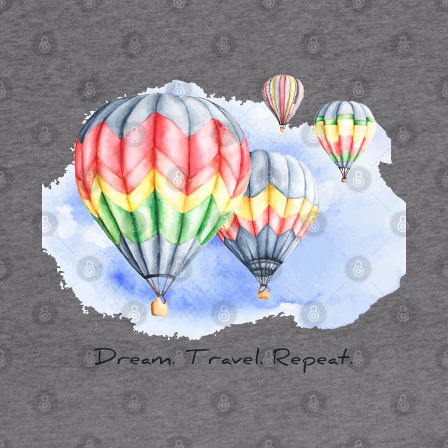 Dream Travel Repeat by Mako Design 